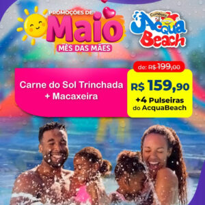 CARNE DO SOL TRINCHADA C/ MACAXEIRA + 4 PULSEIRAS DE 199,90 POR 159,90