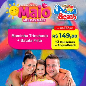 MAMINHA TRINCHADA C/FRITAS + 3 PULSEIRAS DE 173,90 POR 149,90.
